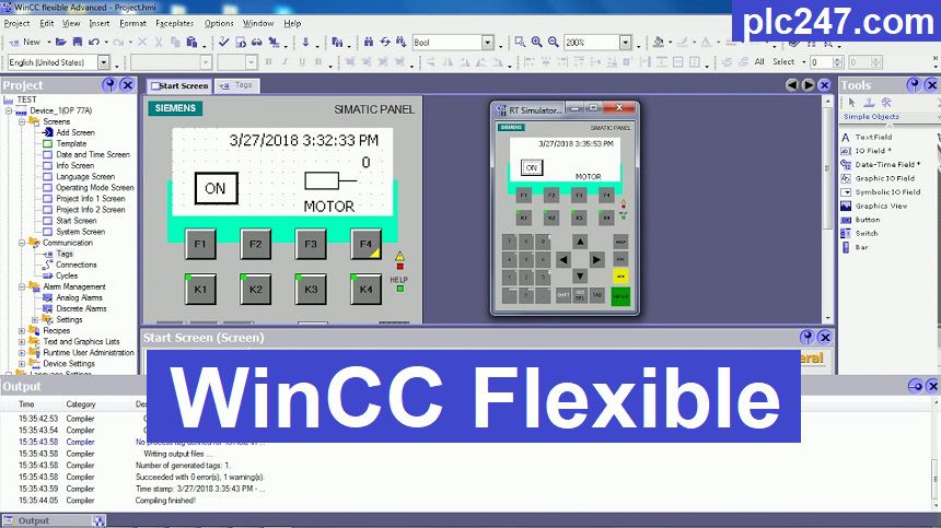 معرفی  نرم افزار WinCC flexible